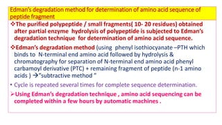 Determination of structure of proteins | PDF