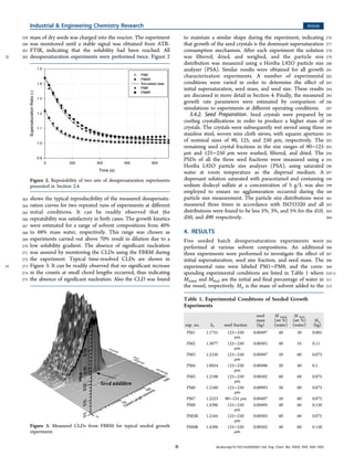 Determination Of The Crystal Growth Rate Of Paracetamol As A Function ...
