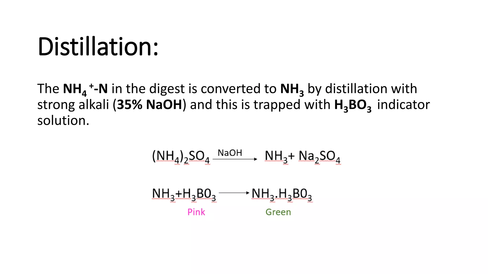 Determination of Total Nitrogen in Soil by Semi Micro Kjeldahl Method PPT