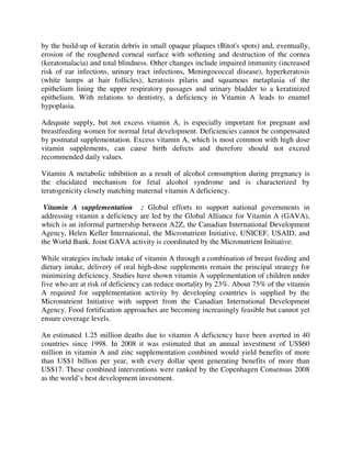 Determination of vitamin a in the supplied sample. | PDF