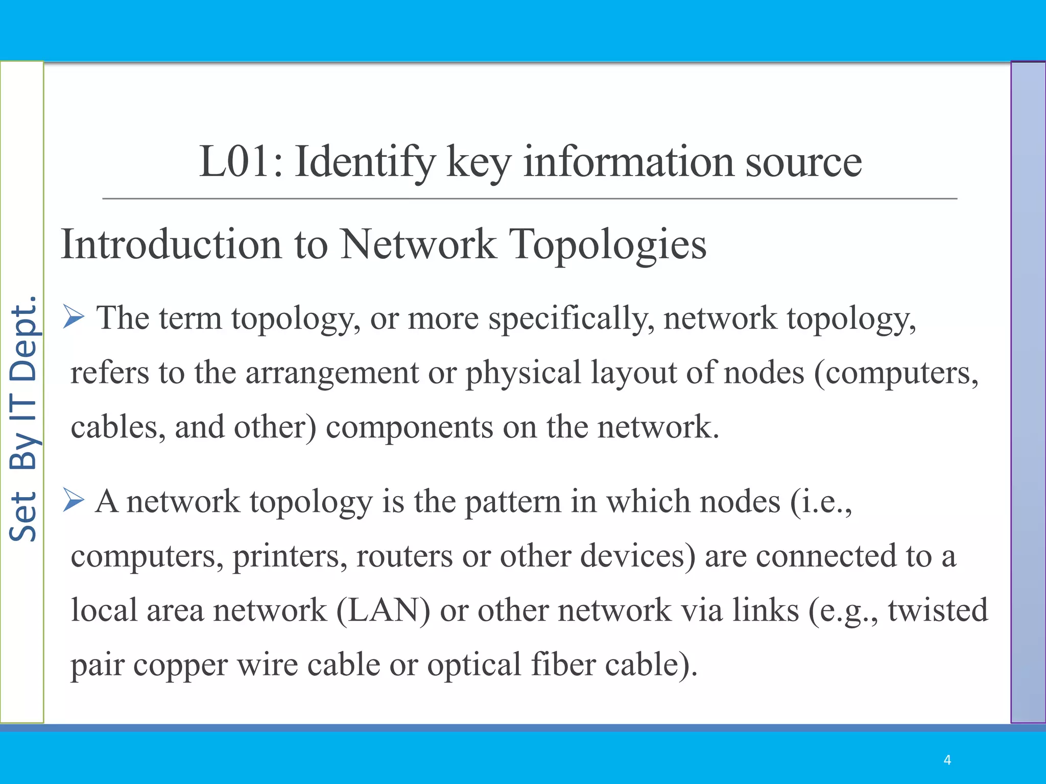 L01 Layout Examples Determine best fit topology | PDF
