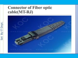 SetByITDept.
Connector of Fiber optic
cable(MT-RJ)
 