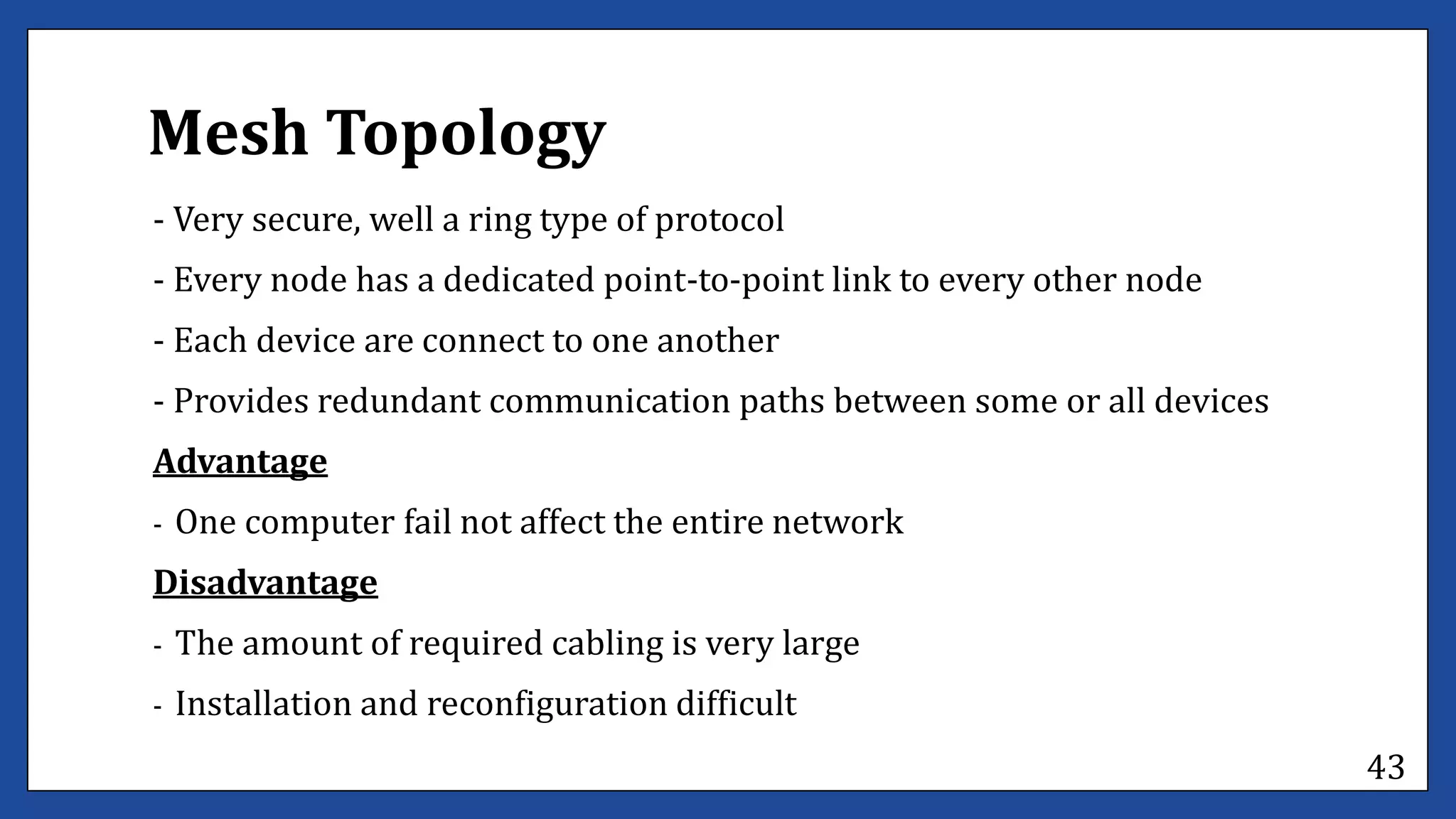 Determine bestfit topology lecture #1