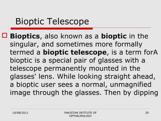 Determine d.v magnification | PPT
