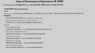 Determiners in English Grammar – Types, Rules & Examples | PDF