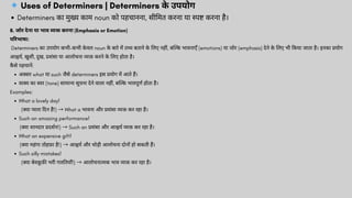 Determiners in English Grammar – Types, Rules & Examples | PDF
