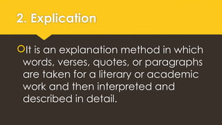 Determines the ways a writer can elucidate- PPT.pptx