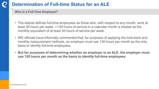 Determining Full Time Status For Aca