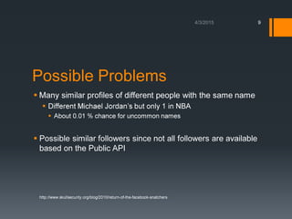 Determining unique user across different social media platforms