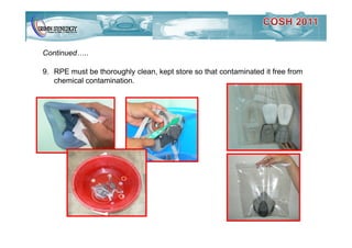 Determining Compliances With PEL Using Respirator for Normal Workshift ...