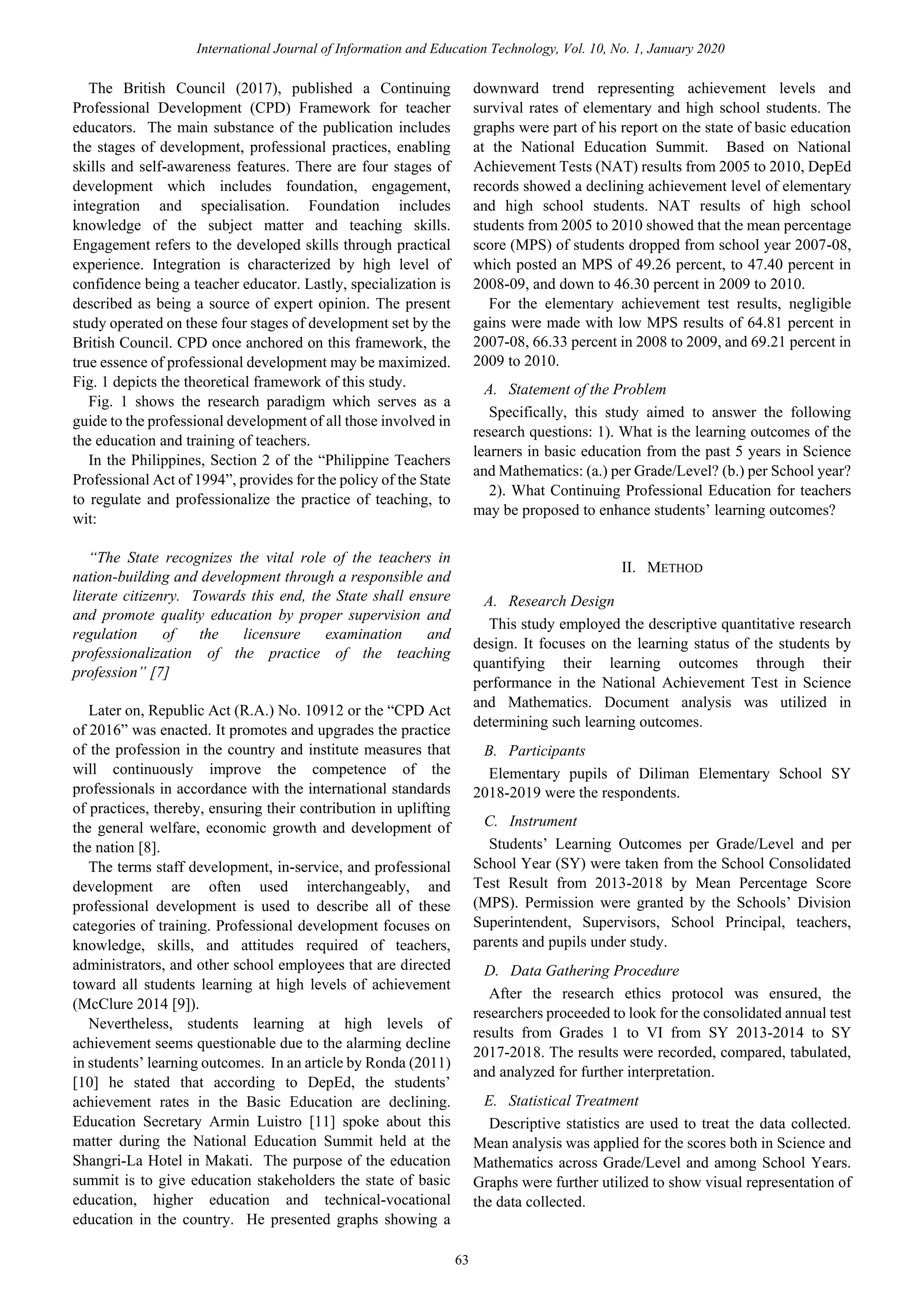 Determining student learning outcomes | PDF