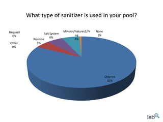 What type of sanitizer is used in your pool?