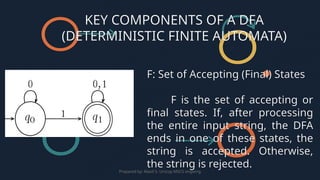 Deterministic Finite Automata (2025 Edition) - Automata | PPTX