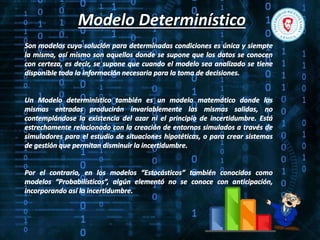 Total 100+ imagen modelo determinístico y probabilístico