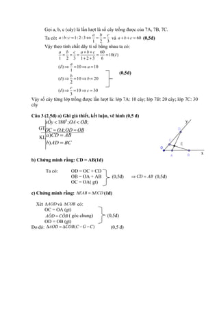 De thi hoc ky i toan 7 2 | PDF