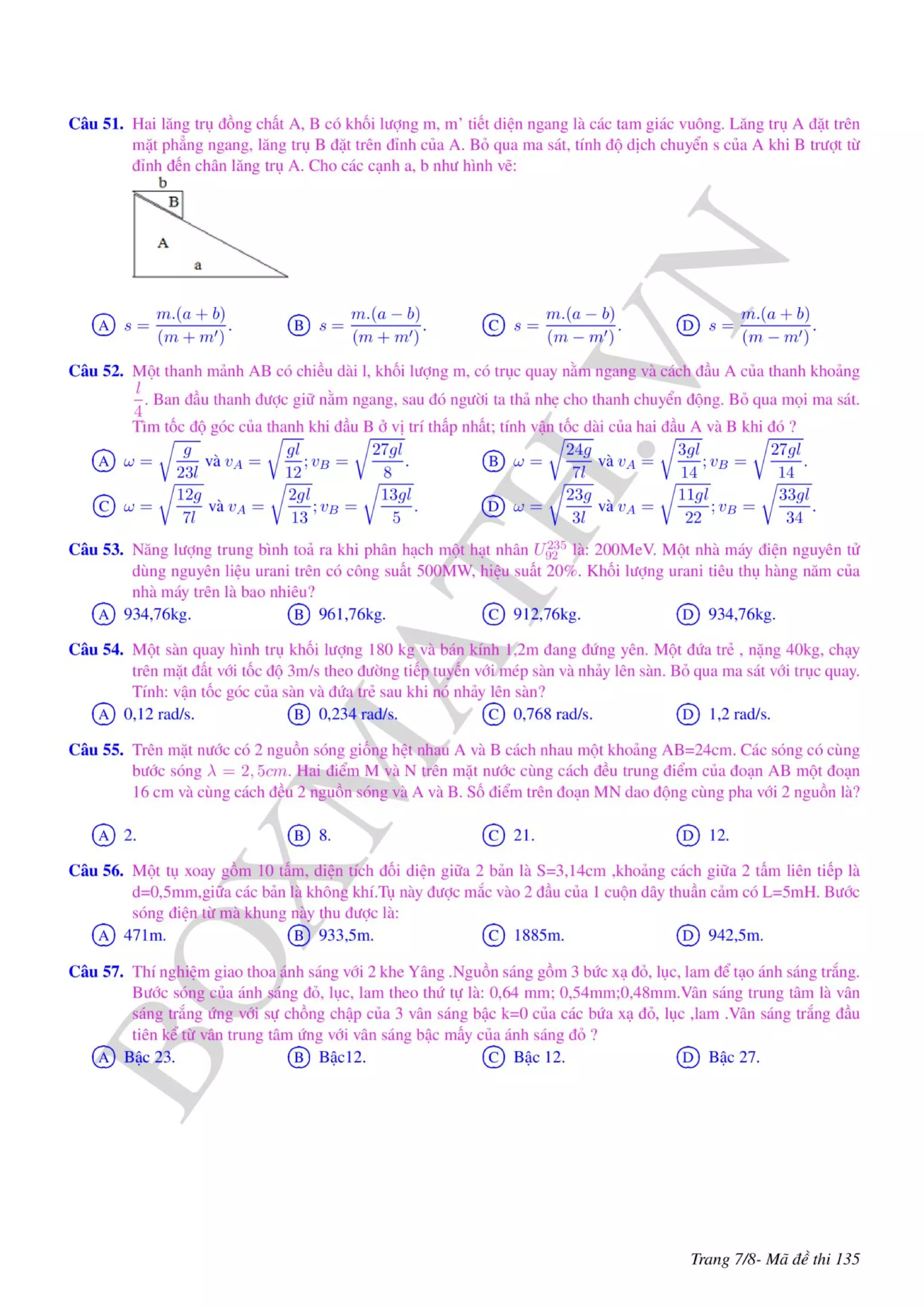 ĐỀ THI THỬ SỐ 1 BOXMATH.VN | PDF