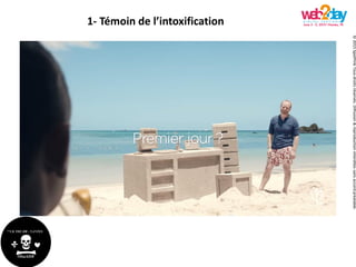 ©2015SpotPinkTousdroitsréservés.Diffusion&reproductioninterditessansaccordpréalable.
1- Témoin de l’intoxification
 