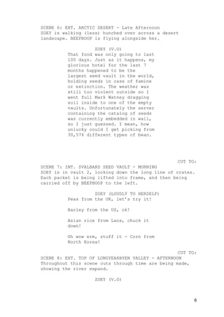 Detritus script fourth draft (Corrected) | PDF