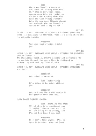 Detritus script fourth draft (Corrected) | PDF