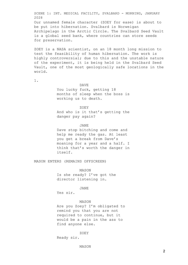 Detritus script fourth draft (shooting script) (Corrected) | PDF