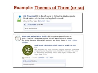 Example: Themes of Three (or so)