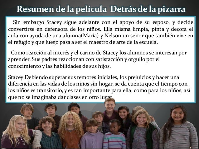 Detrás de la pizarra