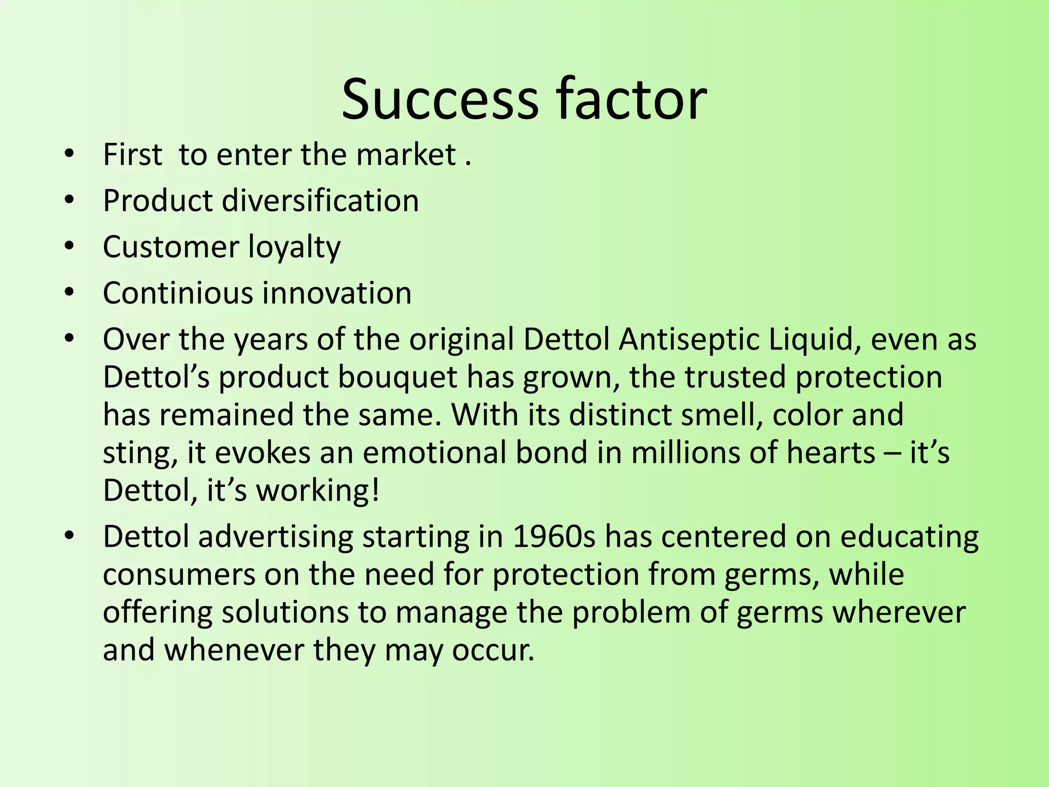 Dettol -brand management