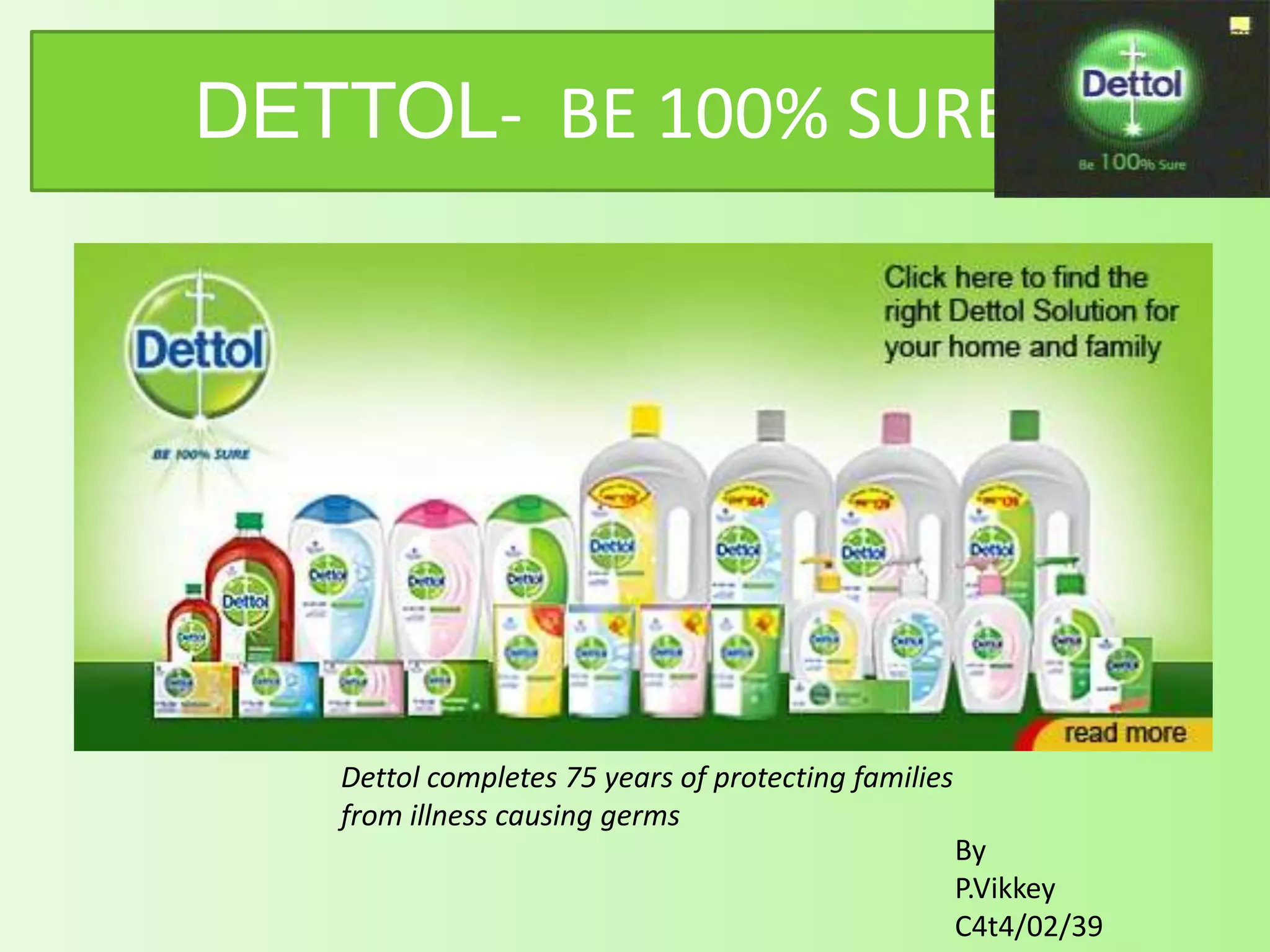 Dettol -brand management