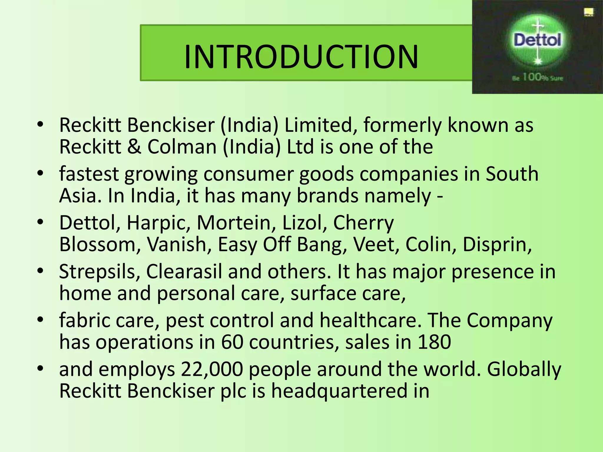 Dettol -brand management