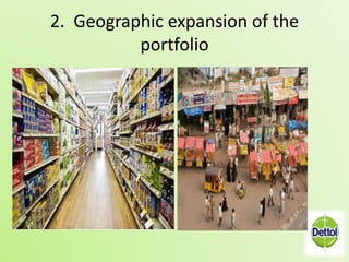 2. Geographic expansion of the 
portfolio 
 