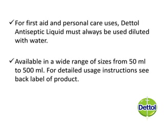 Dettol marketing | PPT