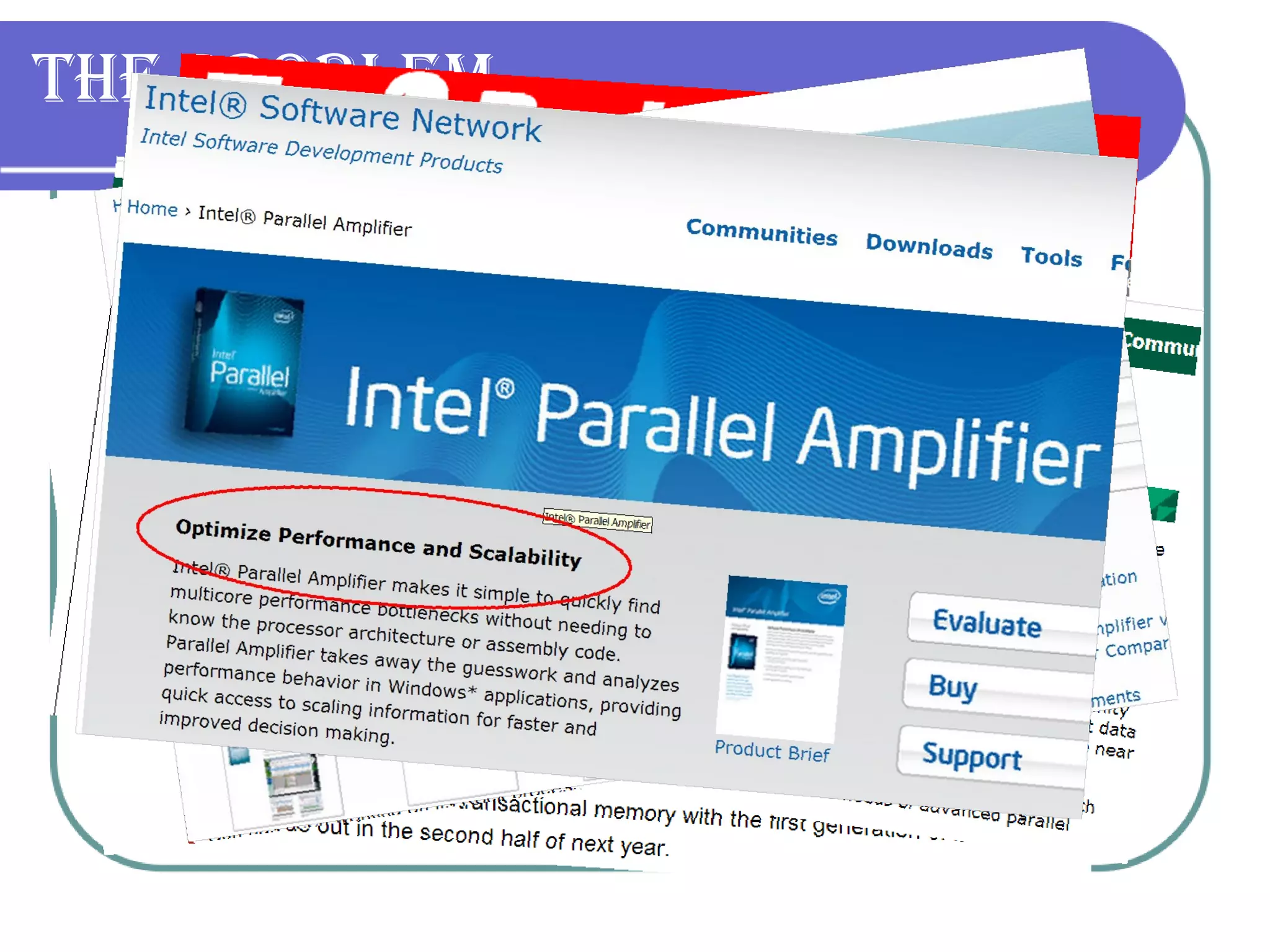 Cannot exploit cheap threads Today’s Software  Non-scalable methodologies Today’s Hardware Poor support for scalable synchronization. Low level support CAS, TAS, MemBar… The Problem 