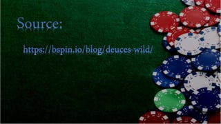 Deuces wild video poker