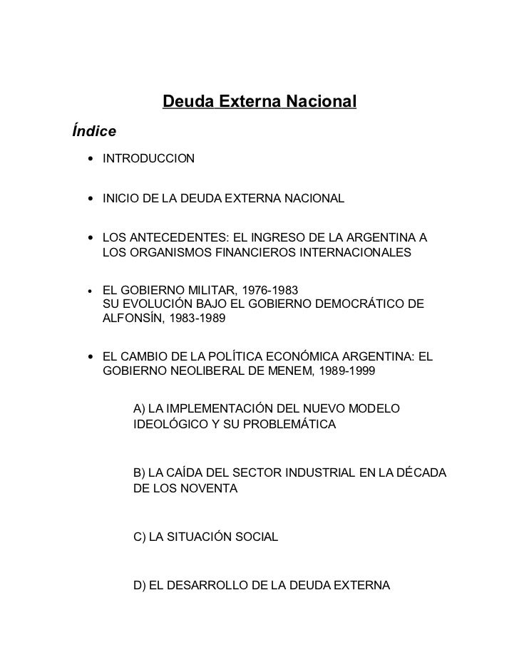 Deuda externa monografia (1)