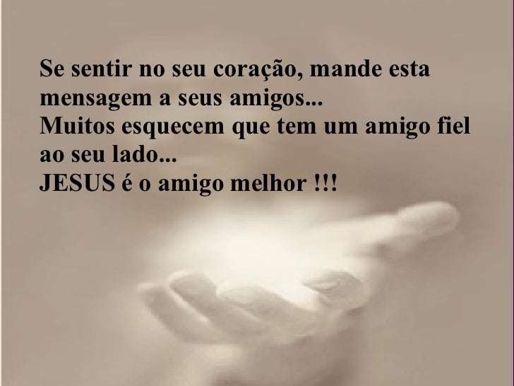 Deus O Nosso Melhor Amigo