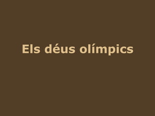 Els déus olímpics 