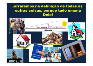 ...erraremos na definição de todas as
outras coisas, porque tudo emana
Dele!
 