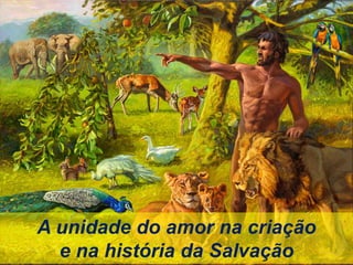 A unidade do amor na criação
e na história da Salvação
 