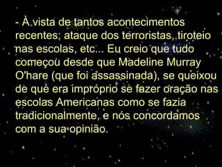 Deus culpado pelo 11 de setembro