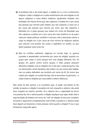 Deus é um delírio?