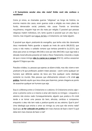 Deus é um delírio?