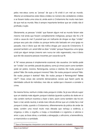 Deus é um delírio?