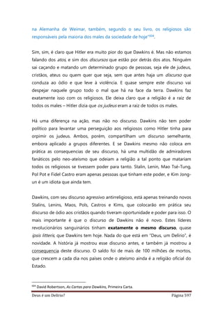 Deus é um delírio?