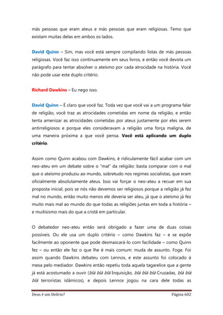 Deus é um delírio?