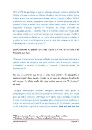 Deus é um delírio?