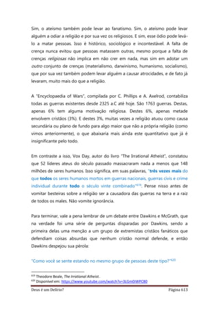 Deus é um delírio?