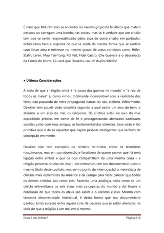 Deus é um delírio?