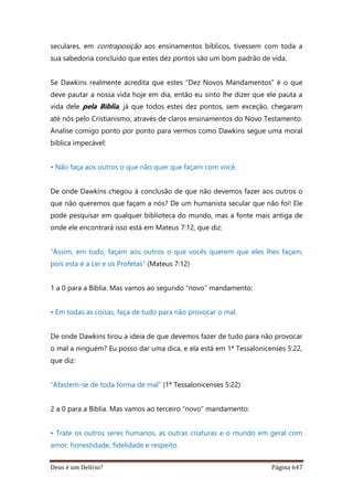 Deus é um delírio?