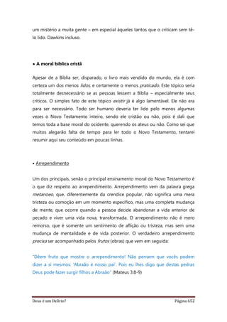 Deus é um delírio?