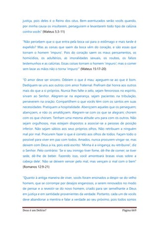 Deus é um delírio?